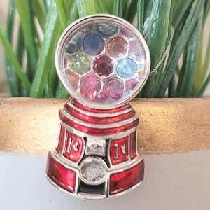 Vintage Swarovski Gumball Machine Brooch
